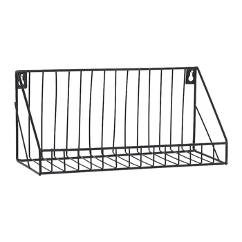 

Kitchen Simple Home Wall Shelf Sundries Bathroom Mesh Grid Bedroom Decorative Storage Rack Nordic Style Iron Art Organizer