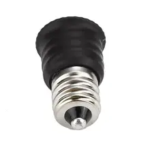 3A Heat-resistant material Black E12 to E14 Bulb Converter LED Light Holder Lamp Adapter Socket Changer E12-E14 Adapter