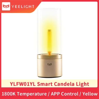 Xiaomi Yeelight YLFW01YL Lamp Smart Led Candle Ambiance Bluetooth App Rotate Control Light Remote Touch Control Night Light baby bedside rgb lights lamp smart night lights xiaomi yeelight indoor desktable lamp touch control bluetooth for phone