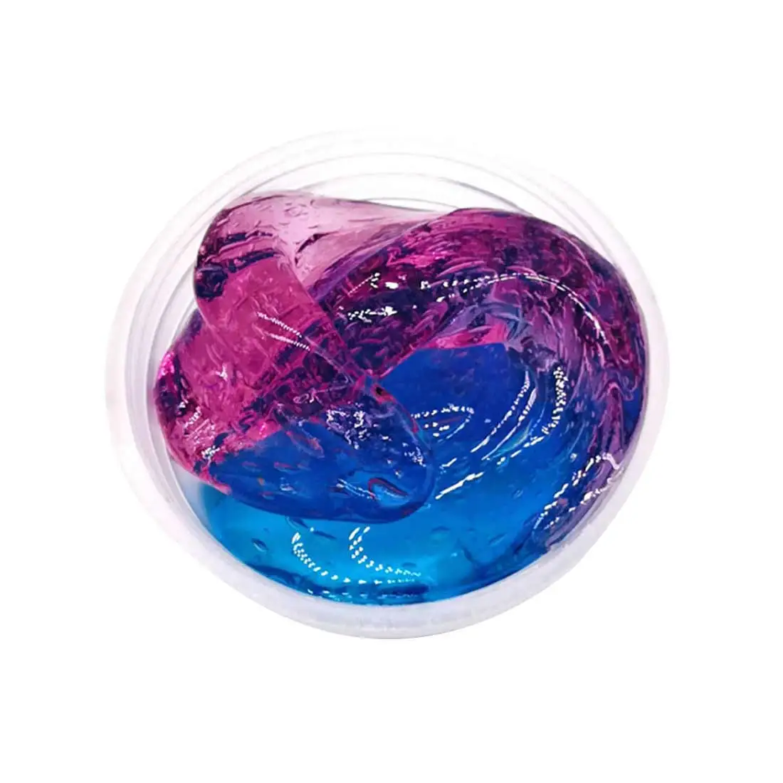 60ml purple blue Набор лизунов детские игрушки Пластилин Глина бадминтон пушистый DIY аксессуары Моделирование глины наполнитель детские игрушки слайм поставки - Цвет: 60ml purple blue