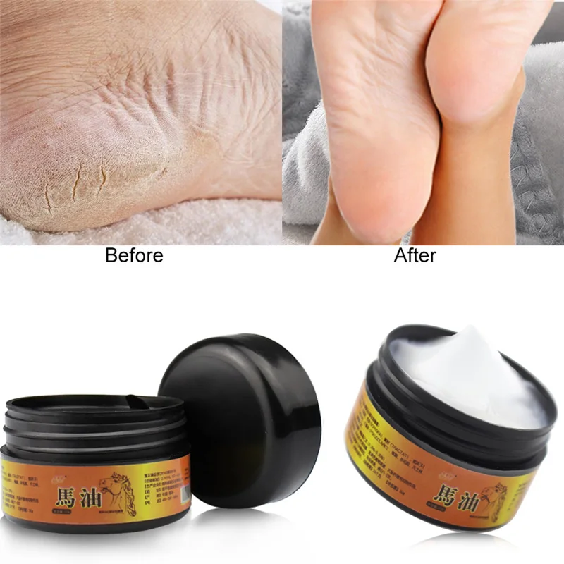 Horse oil hand cream and foot cream repair anti-aging winter anti-cracking film heel cream foot exfoliating foot cream