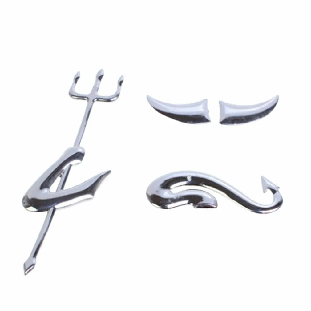 3d Car Stickers Metal Devil Car Styling Metal Badge Emblem Tail Decal