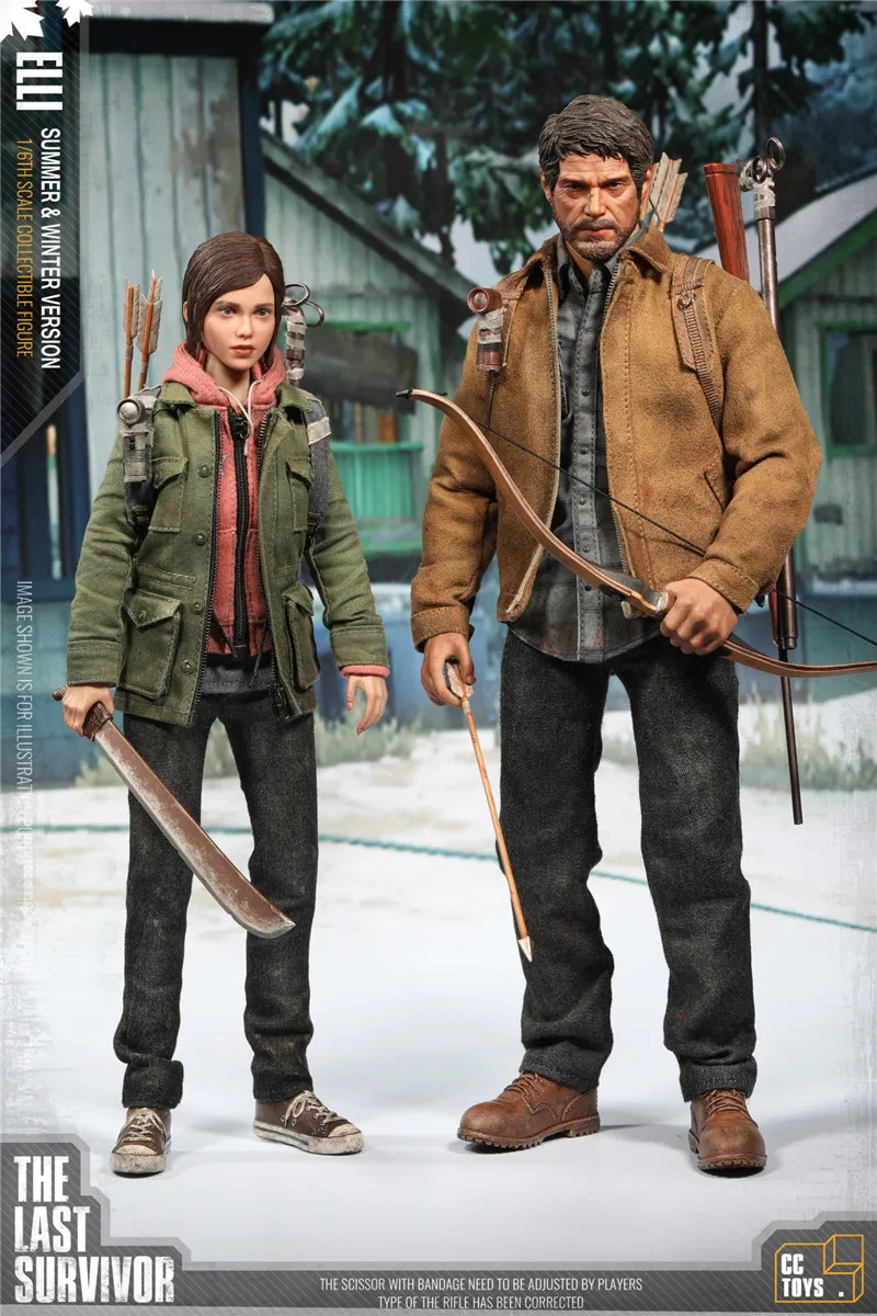 1/6 шкала CCTOYS JOE and ELLI Us Joel модель игрушки 12 'полный набор экшн Человек Девушка фигура куклы игрушки DIY Коллекция украшения дисплей