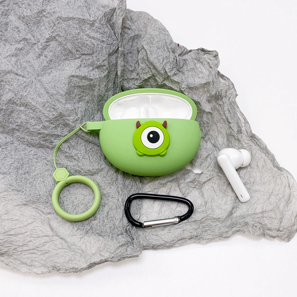 Cute Cartoon Earphone Cover for Huawei Freebuds 4i Case TWS Bluetooth Wireless Headphone Charging Box Case Headset Silicone Case