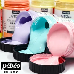 Pebeo pintura acrílica de 48 colores para pared, pintura impermeable, pigmento diluido pintado a mano, suministros de dibujo escolar, 300ml