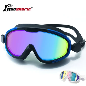 

Men Women Swimming Glasses Professional Anti-fog Diving Soft Silicone Waterproof Swim Eyewear Uv400 Large Frame Swim Goggles