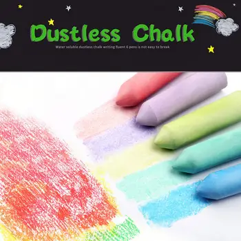 

20PCS Colored Dustless Sidewalk Chalk Pens Drawing Sets for Blackboard Kids Children Painting Office School Supplies Accessories