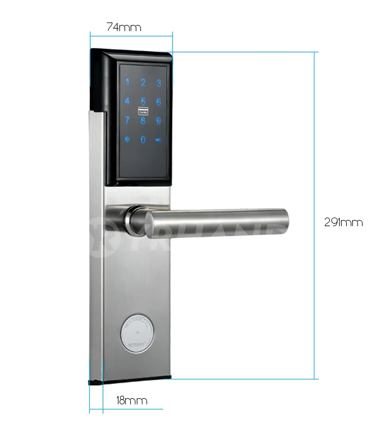 Bluetooth App электронная цифровая Smart замок на дверь сейфа Wi-Fi Управление клавиатуры умный дверной замок для Airbnb квартира блокировка ворот