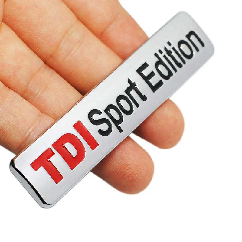 Metal Tdi Sport Edition Logo Sticker Per Vw Volkswagen Passat Golf Scirocco Tdi Sport Edition Logo Sticker Vw Adesivo Posteriore Del Bagagliaio