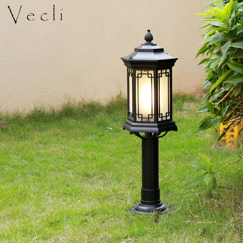 

Chinese style lawn lamp waterproof lawn lamp outdoor electric garden villa landscape garden lamp aluminum lamp