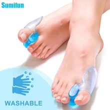 Séparateur de gros orteils en Gel de Silicone, redresseur, protecteur des doigts, ajusteur d'oignon, masseur de pieds, outils de soins, TSLM1