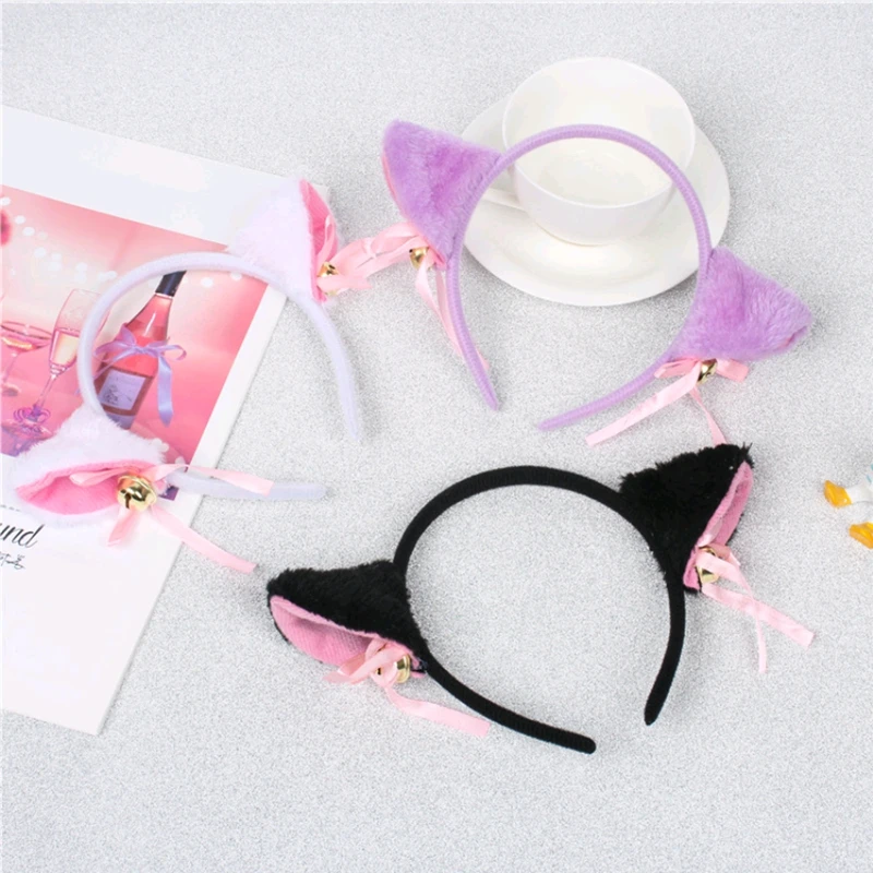 Halloween Cat Ears Headband Cosplay Party Headwear