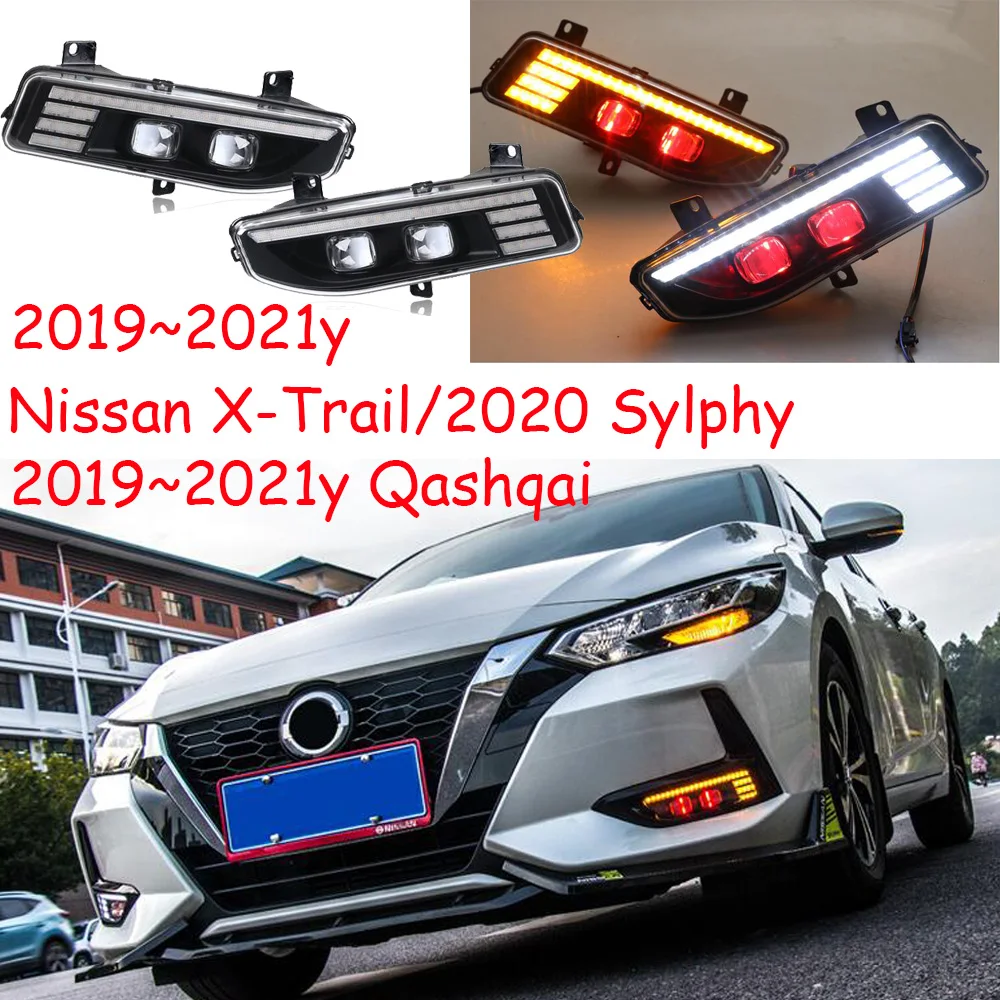 2019 ~ 2021y автомобильный бампер X-Trail Дневной светильник космического аппарата изгой