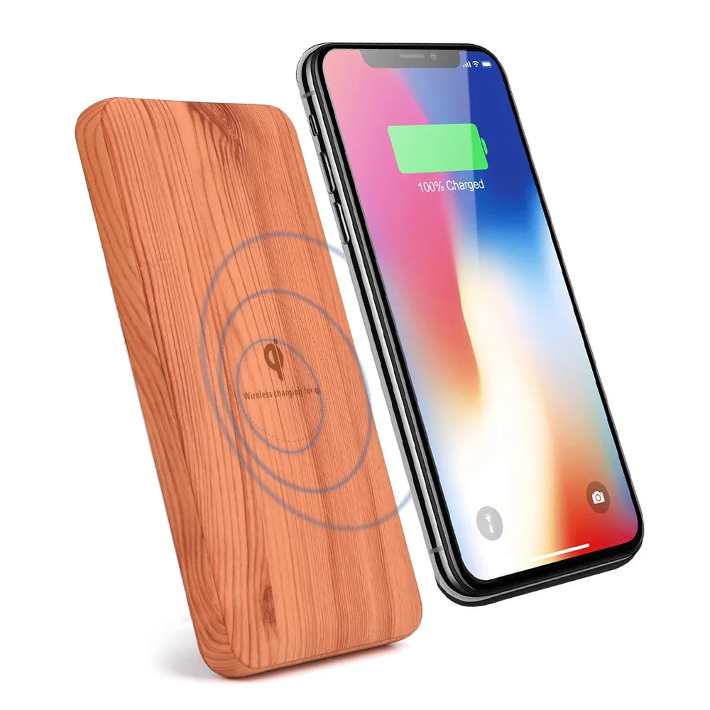 

Hot 10000mAh Qi Wireless Charger Power Bank External Battery Wireless Charging Powerbank For iPhone 7 X Samsung huawei Xiaomi
