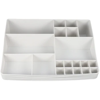 

1Pcs Makeup Storage Box Cosmetic Storage Box Plastic Box Lipstick Nail Rack Desktop Storage Box Debris Storage Box