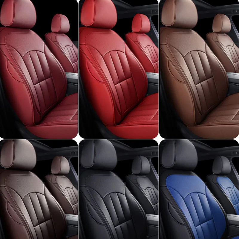 leather car seat covers For hyundai tucson 2019 solaris kona getz ix35 creta ix25 i40 accent ioniq veloster santa fe accessories