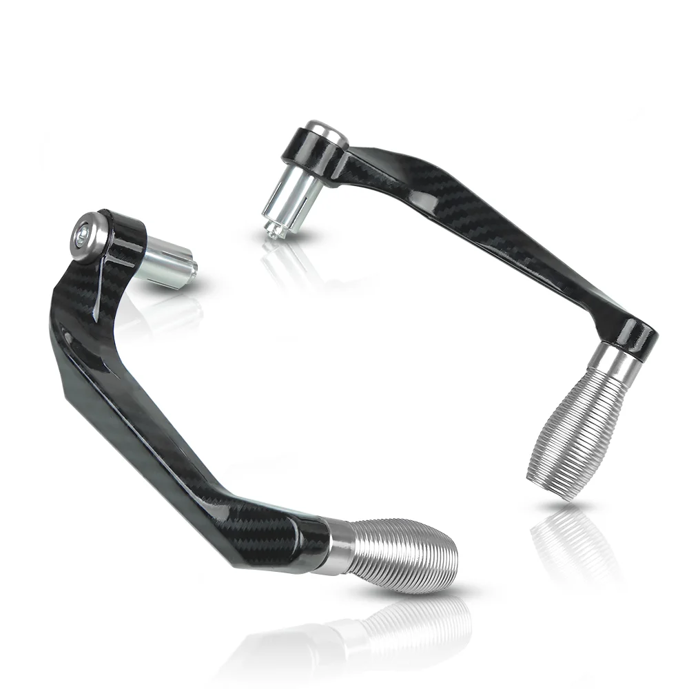 silver 7/8" 22mm Universal Motorcycle Lever Guard Brake Clutch Lever Protector Proguard For kawasaki VERSYS 1000 300X 650 ABS H2 Street - Цвет: silver