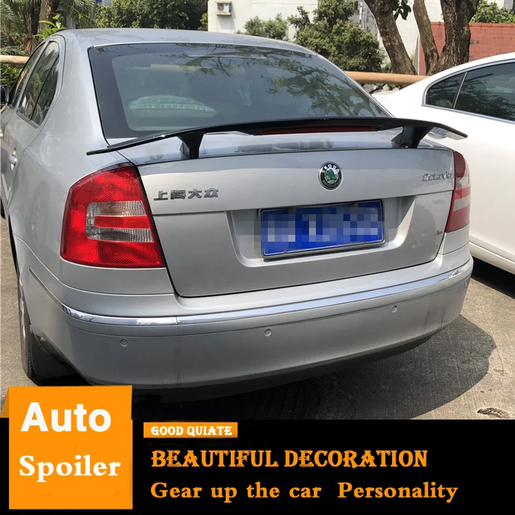 Спойлер для Skoda Octavia Sport ABS Материал заднего крыла автомобиля праймер цвет