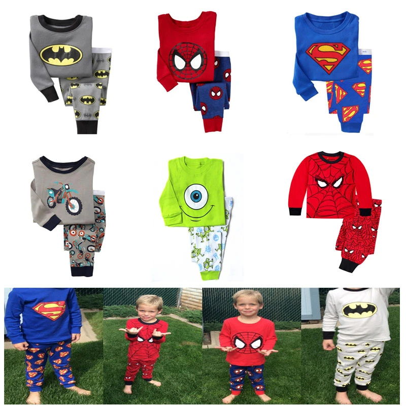 8 9 10 11 12 Years Boys Pyjamas Toddler Kids Large Size Pajamas Sets Pijama Infantil Christmas Pajamas Pijama Hero Pijamas Clothing Sets Aliexpress