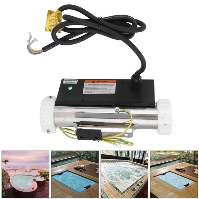 2KW 3KW Bathtub Electric Tankless Water Heater Massage SPA Pool Water Heater  Thermostat Circulating For H30-R1 IPX5 Waterproof - AliExpress