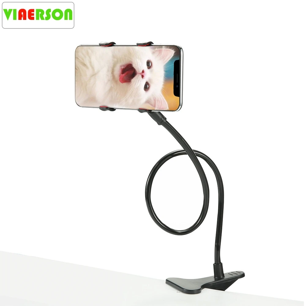 Mobile Phone Clip Holder Phone Holder Desk Bed Table Stand Mount For iPhone Cellphone Selfie Monopod Tripod Cradle Stand Holder Mobile Phone Clip Holder Phone Holder Desk Bed Table Stand Mount For iPhone Cellphone Selfie Monopod Tripod Cradle Stand Holder