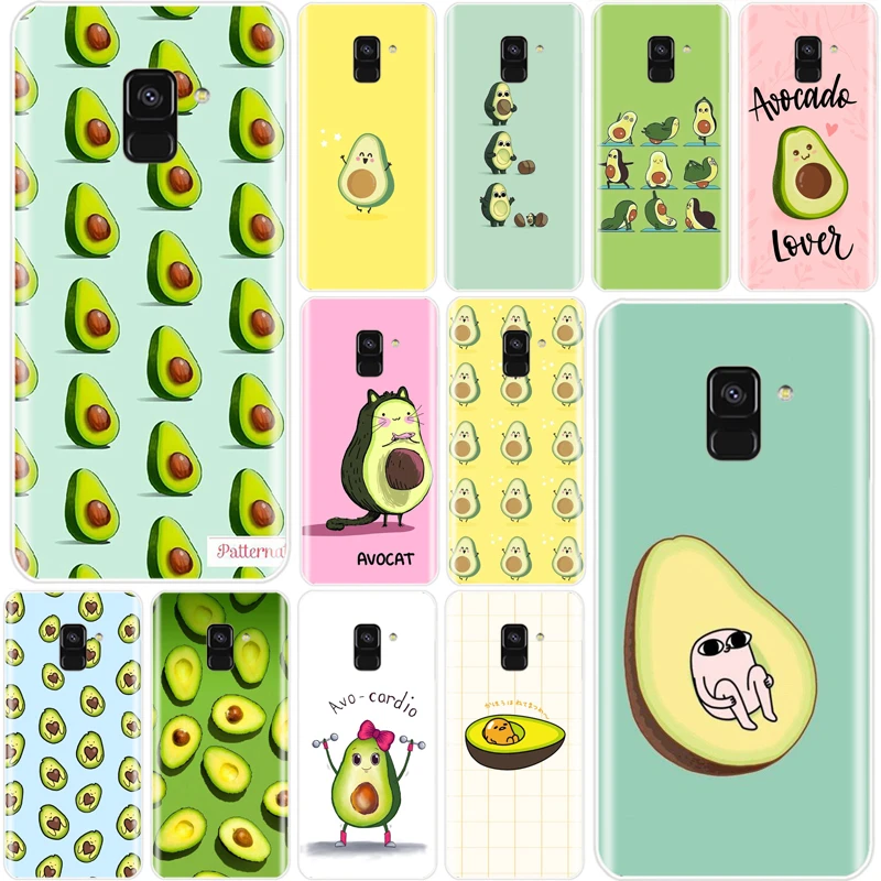 Avocado Aesthetic Cute Fashion Pattern Cover Tpu Phone Case For Samsung Galaxy A3 A8 16 A3 A5 17 A6 A8 18 Phone Case Covers Aliexpress