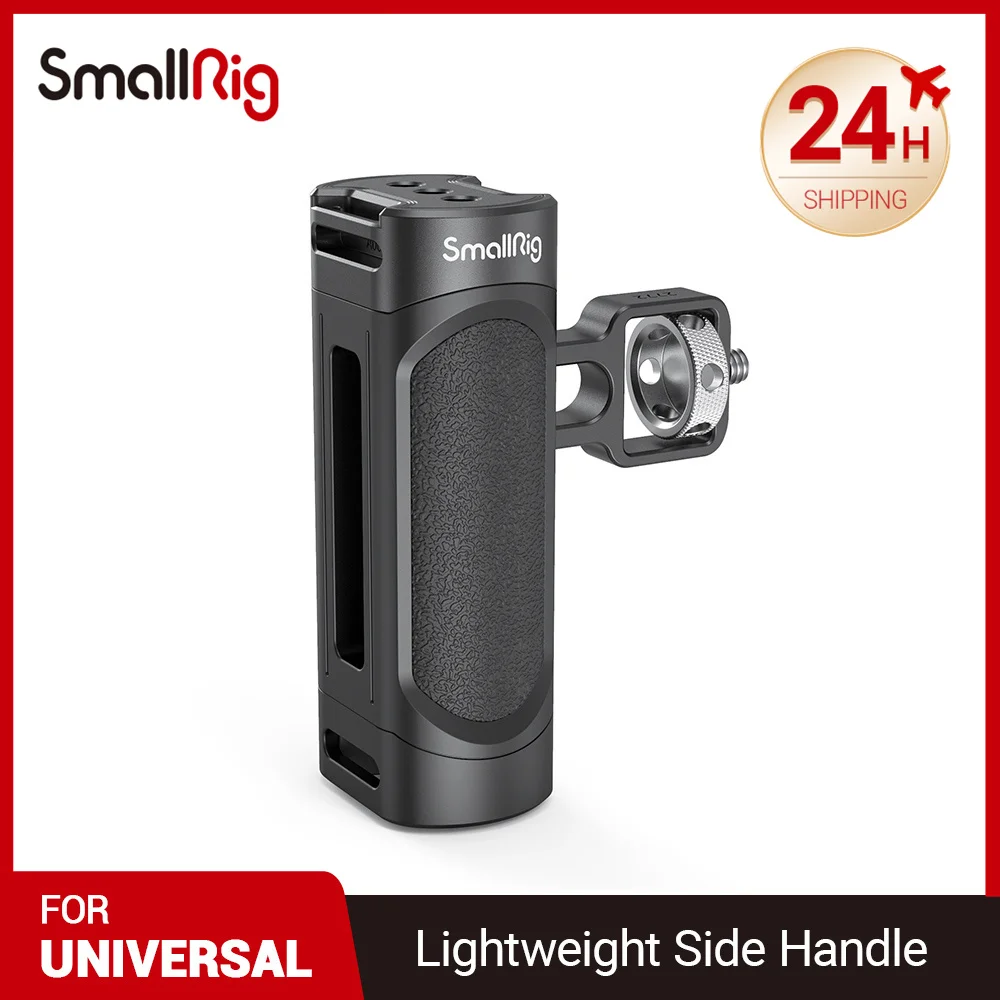 SmallRig Lightweight Side Handle For Smartphone Cage Featuring 1/4