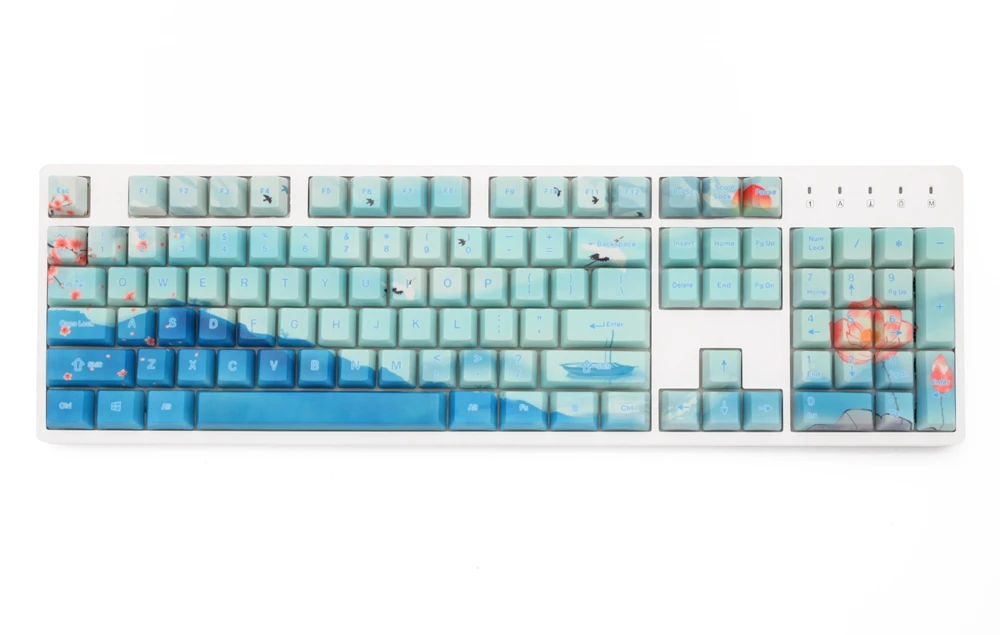 OMO OEM профиль по всему красителю Sub Keycap loop красивые пейзажи для механической