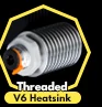 1PC high quality Heatbreak heat break for V6 HOTEND Vocano heater block 1.75MM Filament Remote Feeding 3D printer accessories printhead for printer
