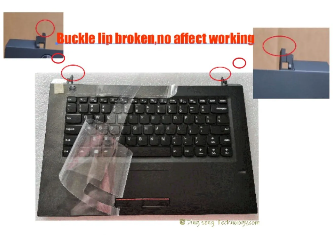 YUEBEISHENG 96%New/Orig for Lenovo IDEAPAD V310-14 V310-14IKB 310-14ISK Palmrest US keyboard Upper cover Touchpad Black | Компьютеры и