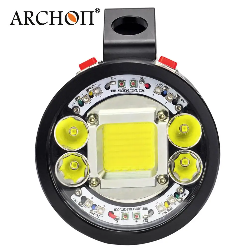 ARCHON DG150W WG156W Дайвинг свет 17 лампа накаливания Макс 10000 люмен УФ/красный/фиолетовый