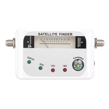 

SF-9508 Digital Satellite Signal Finder Digital Signal Finder TV Signal Receiver with Compass Pointer LED Indicator Lamp