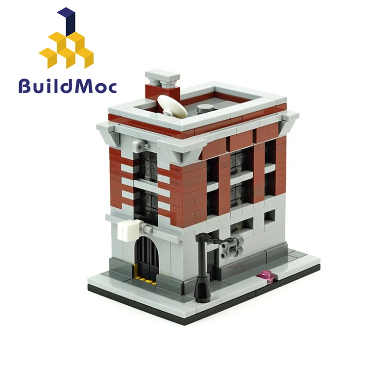Buildmoc 16001 315 шт. мини-гхостбустеры пожарные дома набор моделей строительные наборы