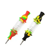 Камуфляжный сплав+ пластик+ силикон титановый гвоздь камуфляжная силиконовая форма легированная труба для FDA портативные аксессуары для кальяна