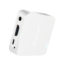 Автомобильный wi-fi-дисплей Коробка двойной порт AV HD Навигация Аудио Видео беспроводной экран зеркального ключа