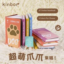 

Kinbor A7 Kawaii Mini Weekly Planner Notebook Hard Cover Cute Claws блокнот Diary Agenda Small Book Efficiency Schedule Journal