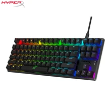 Hyperx liga origens núcleo teclado de jogos mecânico compacto design portátil modo de jogo 100% anti-ghosting e n-chave rollover