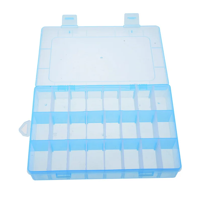 garden tool bag 24 Grids DIY Tools Packaging Box Portable Electronic Components Screw Removable Storage Screw Jewelry Tool Case Colorful Plastic portable tool chest