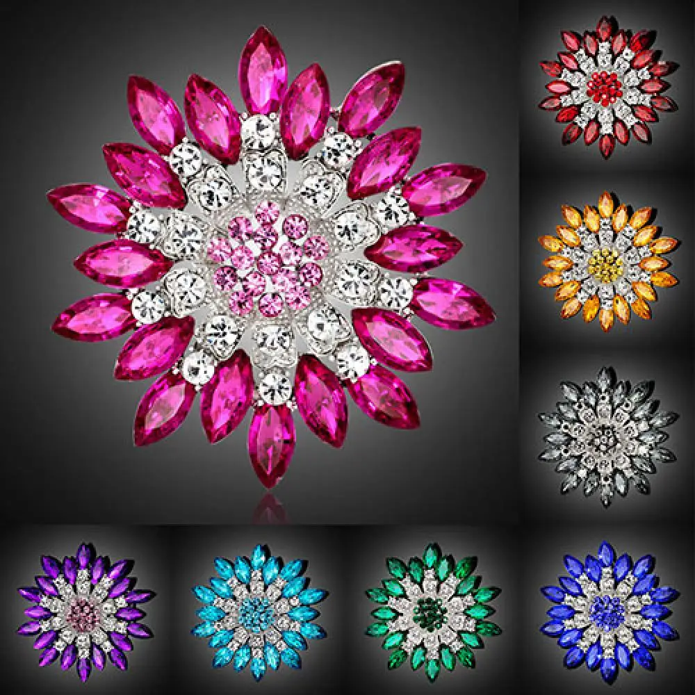 Rhinestone Baroque Flower Brooch Pin for Women Girls Fashion Red Green  Crystal Big Snowflake Brooch Lapel Pins Elegant Pendant Dress Accessories  Jewelry Boutonniere Corsage Father's Day Gift Christmas Anniversary (Green)  - Yahoo