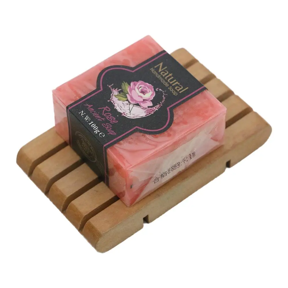 85g Natural Plant Extract Handmade Soap Bamboo Charcoal Oil Control Volcanic Mud Sea Salt Face Soap Bath Soap 19 Flavors 6