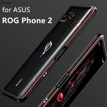 Чехол для ROG Phone2 роскошный Ультратонкий алюминиевый бампер для Asus ROG Phone 2 ZS660KL+ 2 пленки(1 передняя+ 1 задняя