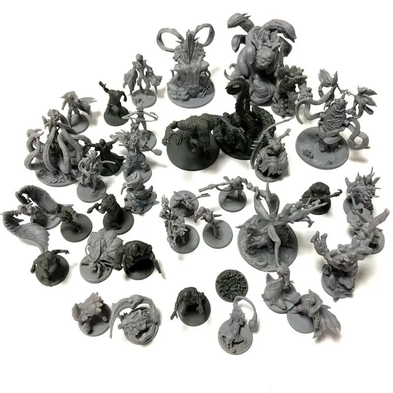 

Lot Board Game Miniatures Model Toys Kits Zombie Monsters Cthulhu Wargame Role Playing Figures For Boy