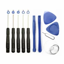 11 In 1 Mobile Phone Repair Tools Kit Spudger Pry Opening Tool Screwdriver Set For IPhone X 8 7 6S 6 Plus Hand Tools Set Sucker