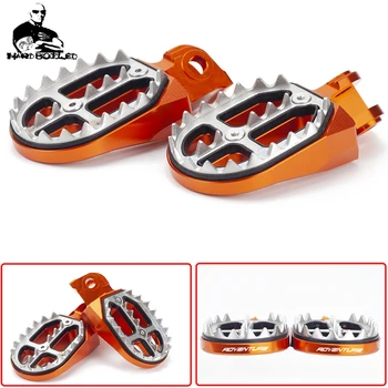

Motorcycle Accessories Motocross Wide Fat Foot Pegs Footrest For KTM 790 950 990 1050 1190 ADVENTURE R 1290 SUPER ADVENTURE R