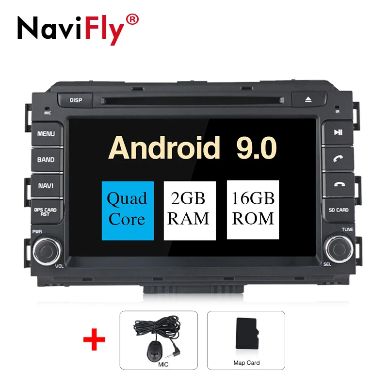 Новинка! 8Core Android 9,0 4+ 32G Автомобильный мультимедийный dvd-плеер gps навигации для KIA Carnival Sedona автомобильный радиоприемник - Цвет: 4Core 2 16G