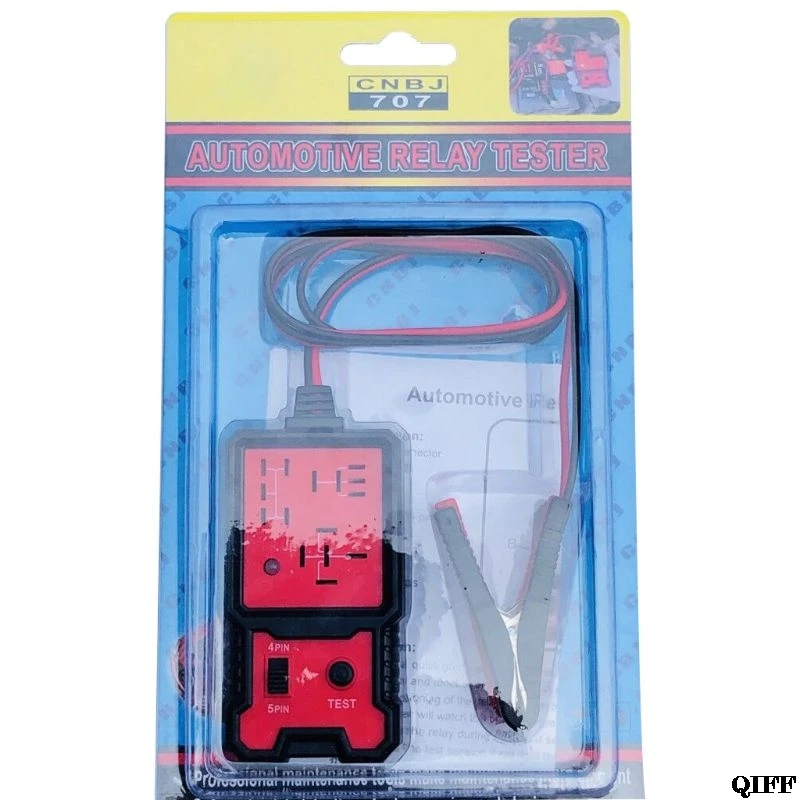 

12V Cars Relay Tester Tool Auto Battery Checker Accurate Diagnostic Instrument Portable Automotive Parts