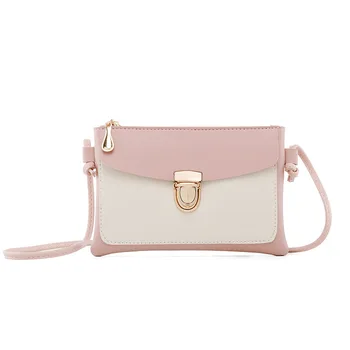 

2020 New Mini Pink Shoulder Bags Phone bag Women soft Pu Leather crossbody bags for Female Ladies Small Handbag Purse