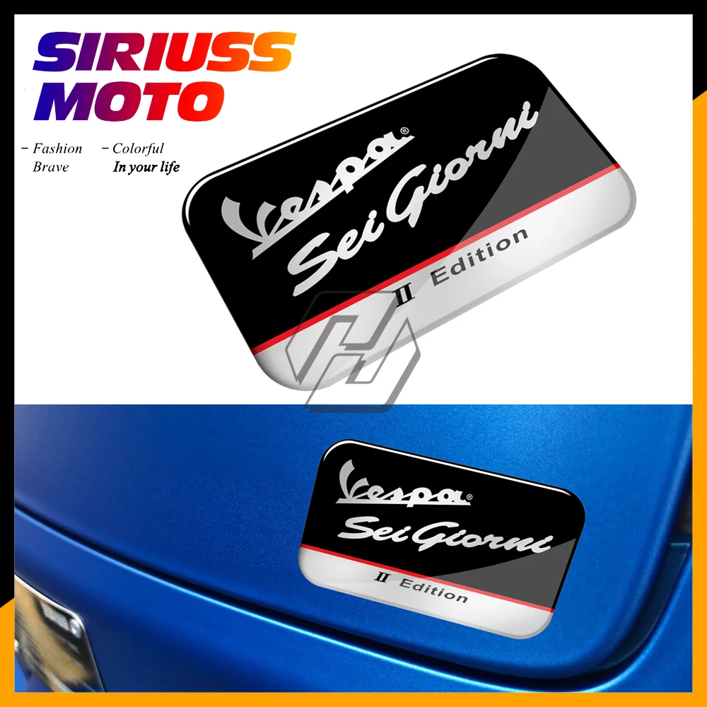 3D Motorcycle Sticker Case for Piaggio Vespa GTS GTV 300 Sei Giorui II Edition LX Sprint Decal | Автомобили и мотоциклы