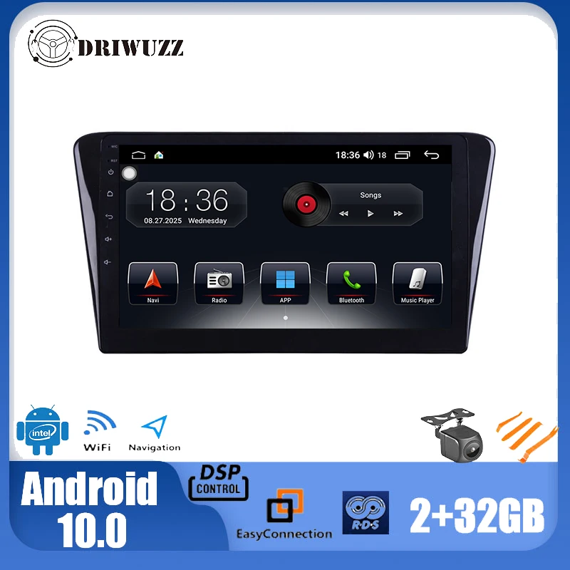 Driwuzz Fit for Peugeot 408 2014~2017 Car Radio Multimedia Player 10.1'' Android 10.0 Stereo DSP 2.5D IPS BT TPMS Bluetooth |
