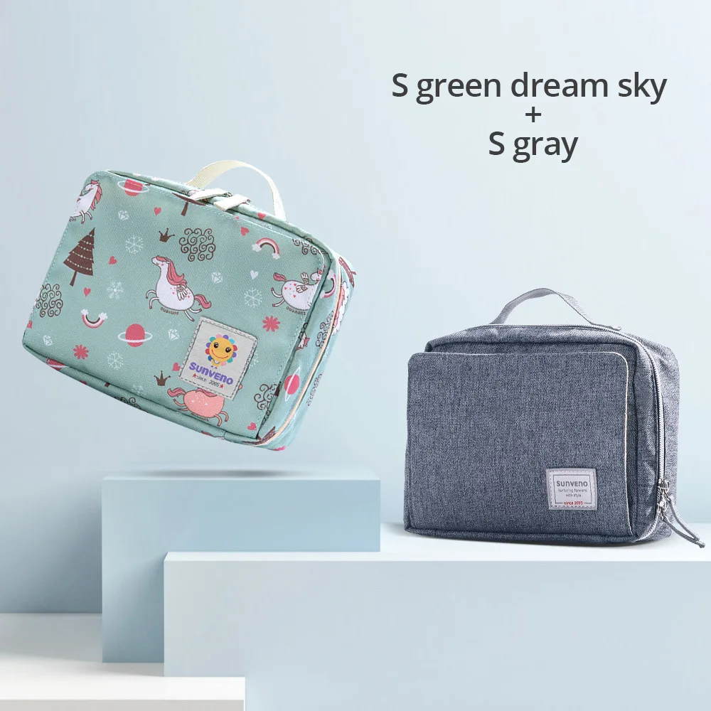 Greendream Gray Sunveno Сумка Для Подгузников Сумка Для Мамы Детские Сумки Для Пеленок Маленькая Сумка Для Хранения - Цвет: Greendream Gray